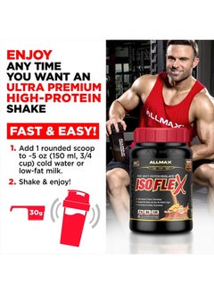 AllMax Nutrition ISOFLEX Whey Protein Powder, Whey Protein Isolate, 27g Protein, Chocolate Mint, 2 Pound  - Image 5