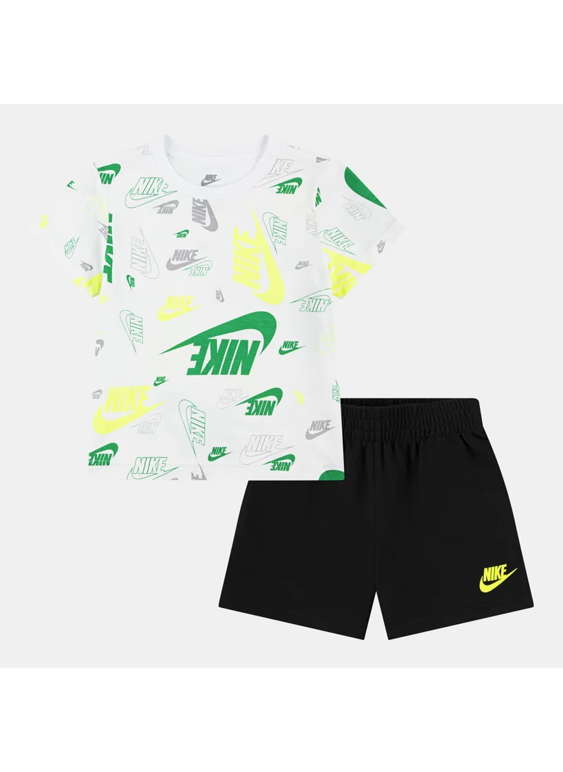 Nike Kids' Sportswear Printed T-Shirt and Shorts