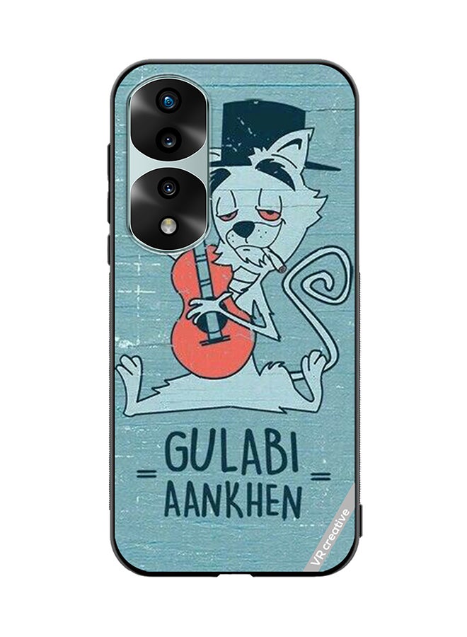 VR CREATIVE Protective Case Cover For Honor 70 Pro Gulabi Aankein Design Multicolour - Image 1