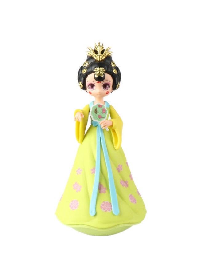 Xi'an Datang Tumbler Little Sister Cartoon Creative Home Doll Doll Ornaments Shaanxi Tourism Souvenirs-Color:Winter-Pink-Specifications:Trumpet  - Image 3