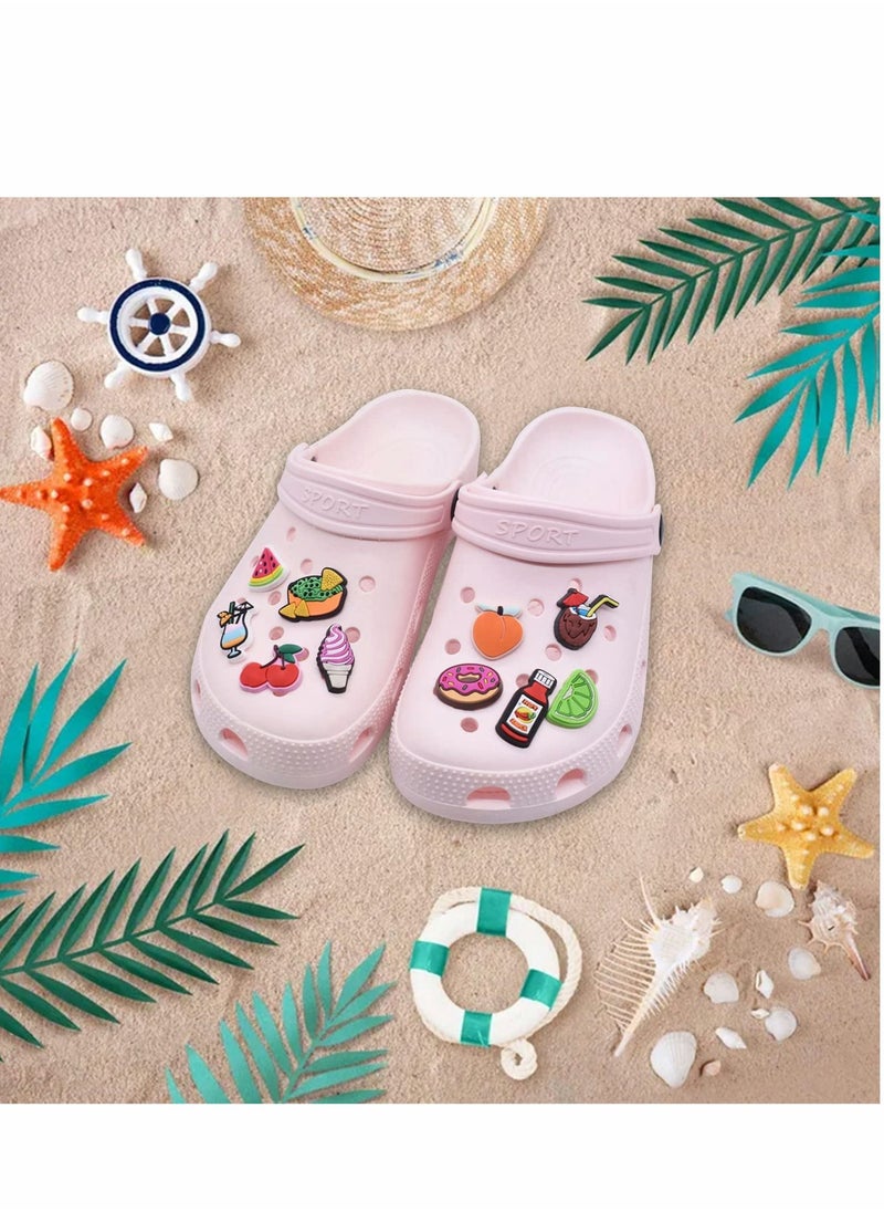 Y&D Crocs Shoe Charms Pins Sandals Buckle Party Birthday Gift Luminous Charms Bracelet Wristband Decorations for Adult Men Women Kids 30 Charms+2  - Image 3
