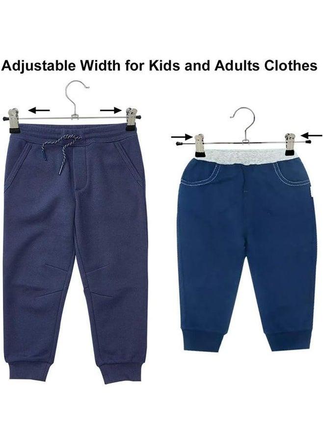 25 Pack Pants Hangers Clothes Heavy Duty Skirt with Metal Clips For Pant Jeans Hook Hanger for Shorts Trousers Shirt Coat Suit - Image 2