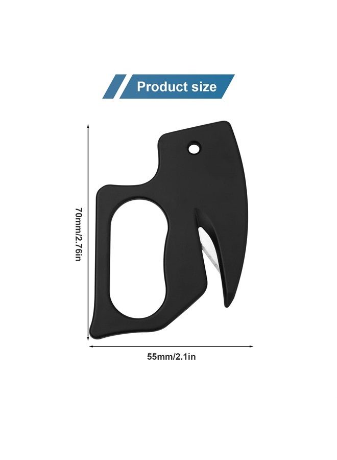 SAVITA 2pcs Hair Tie Cutters, Elastic Hair Bands Remover Cutter Rubber Hair Band Removal Tool for Ponytail Girls Kids Toddlers (Black, White) - Image 2