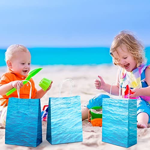 Epakh 16 Pack Ocean Party Favors Bags with Handles Ocean Birthday Party Decorations Sea Goodie Candy Treat Gift Bags - Image 5