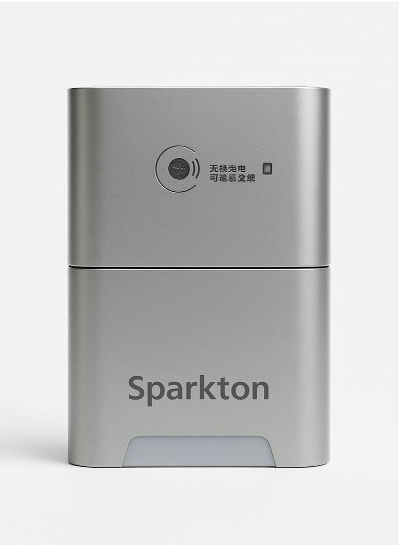 Sparkton - Sparkton 3 in 1 Wireless Charging Station for iPhone Apple Watch AirPods 15W Magnetic Fast Charger Stand with N52 Super Magnet Rotatable Pop-Up Design MagSafe Compatible Foldable Charging Dock Pad USB-C Portable Charging Stand for Desk or Travel - Image 1