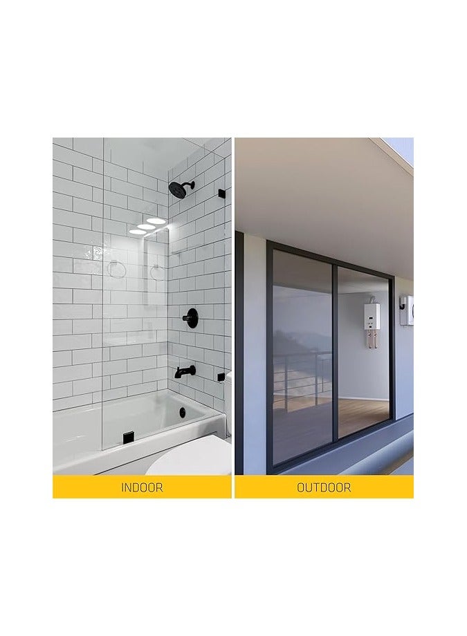 سيكا - مانع تسرب سيليكوني مضاد للفطريات للاستخدامات الصحية - سيكاسيل-١١٧ شفاف صحي - مقاوم للعوامل الجوية - عبوة ٢٨٠ مل - Image 3