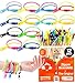 UpBrands 12 Pack Bicolor 6 12Inch Zipper Bracelets Trendy Fidget Accessory DualTone Design Ideal for Kids Adults Sensory Relief Party Favor Classroom Reward - Image 2