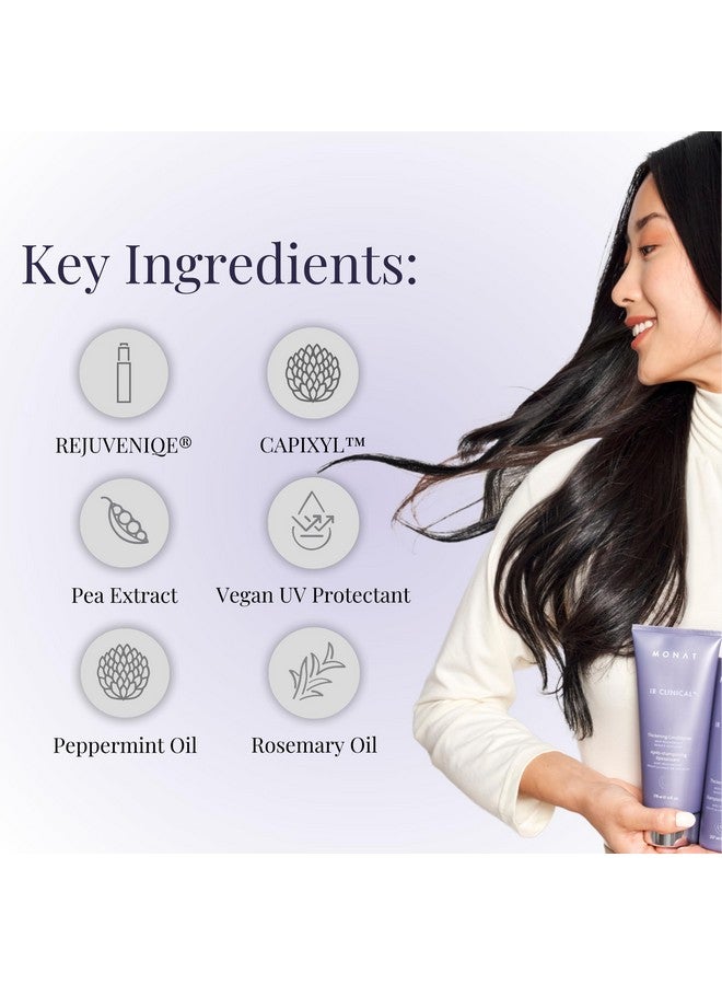 MONAT IR Clinical Thickening Conditioner - Vegan Conditioner For Thinning Hair with Rosemary & Mint - Repairing And Volume Boosting Action For Thicker/Fuller-Looking Hair - Image 4