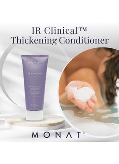 monat MONAT IR Clinical Thickening Conditioner - Vegan Conditioner For Thinning Hair with Rosemary & Mint - Repairing And Volume Boosting Action For Thicker/Fuller-Looking Hair  - Image 2