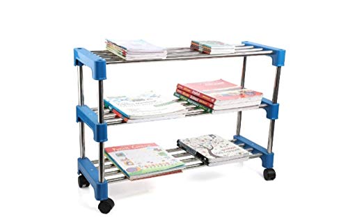 Generic Generic Premium 3Tiers Shoe RackMultipurpose Storage Rack with 4 Caster Wheels - Image 4