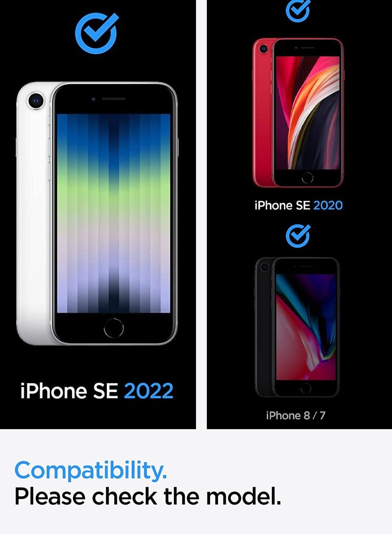 Spigen Liquid Crystal Glitter Case Cover for iPhone SE 3 (2022) / iPhone SE (2020) / iPhone 8 / iPhone 7 - Crystal Quartz - Image 2