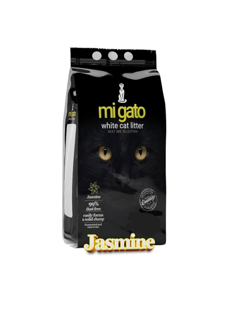 Mi Gato White Cat Litter Jasmine Scent 20 L