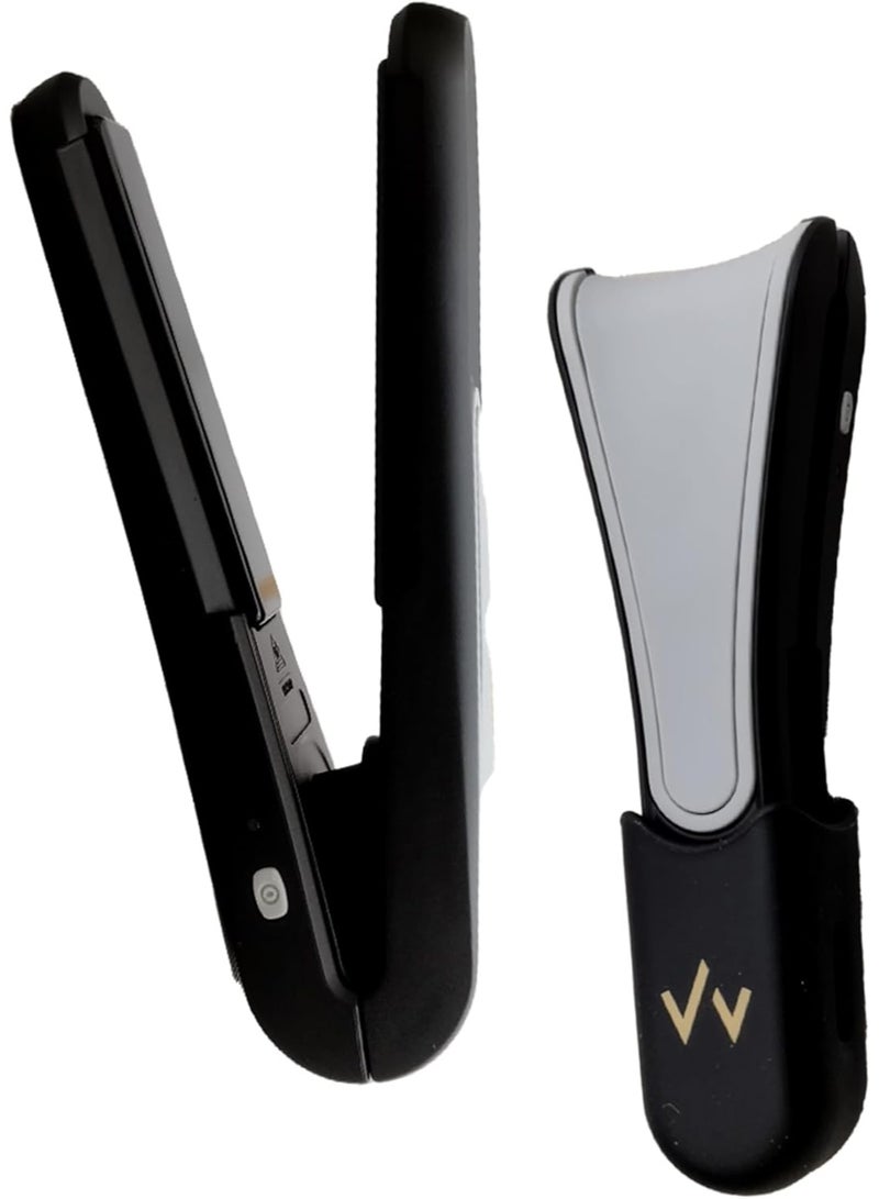7MD Portable Mini Hair Iron, Cordless Hair Straightener, Fast Heating, Type-C Rechargeable, Travel Hair Styler, Small Lightweight Compact, Quick Hair Styling, Easy Touch-Ups Anywhere - Image 3