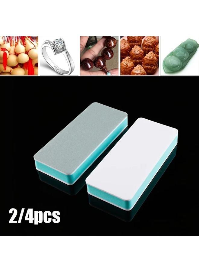 4pcs Double Sided Polishing Sponge Blocks Ultra Fine Sanding Pads For Mirror Surface - Image 2