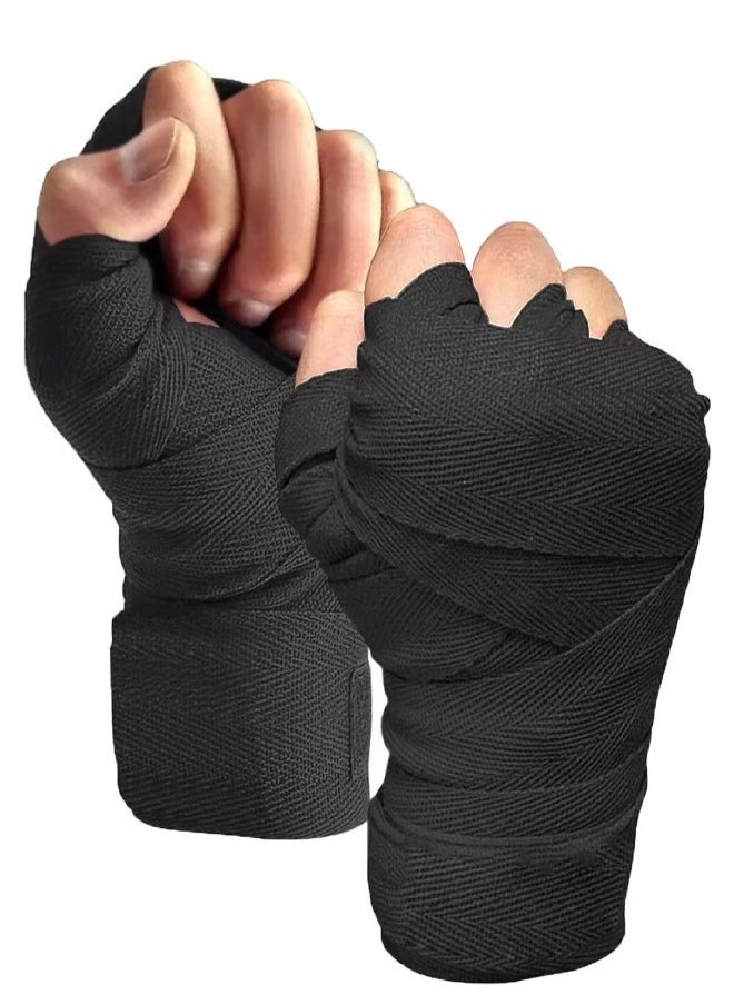 Generic Sports Boxing Hand Wraps 3 Meters Inner Boxing Gloves Martial Arts Wraps for MMA Kickboxing Muay Thai - Pair  - Image 1
