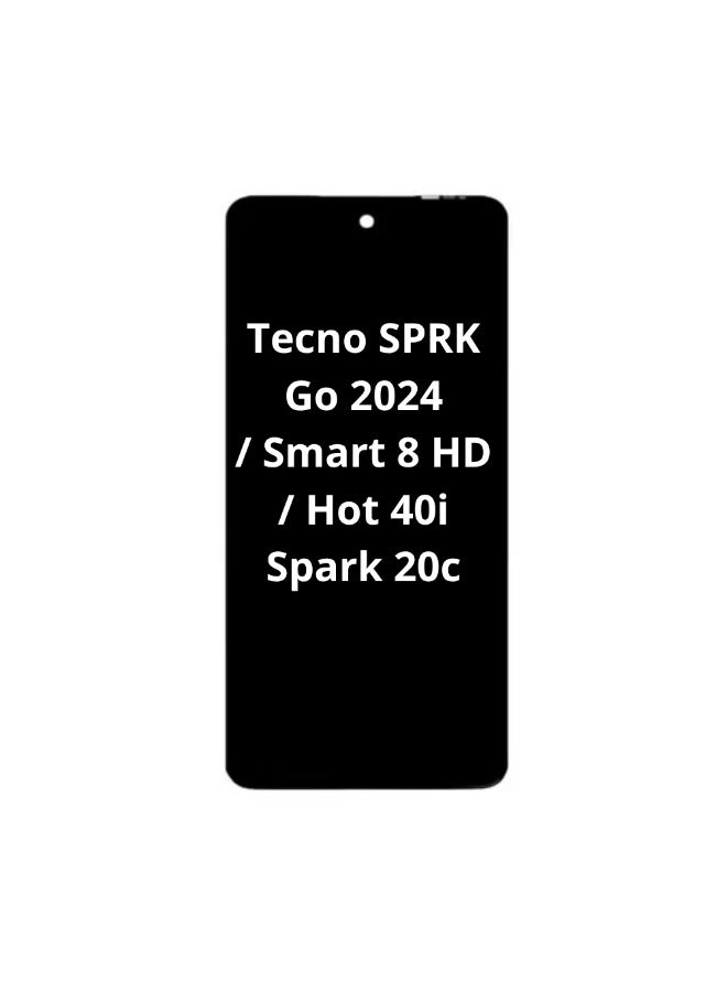 Gadgets Connection Replacement LCD screen for TECNO SPRK GO 2024: smart 8 HD/ hot 40i / spark 20C - Image 1