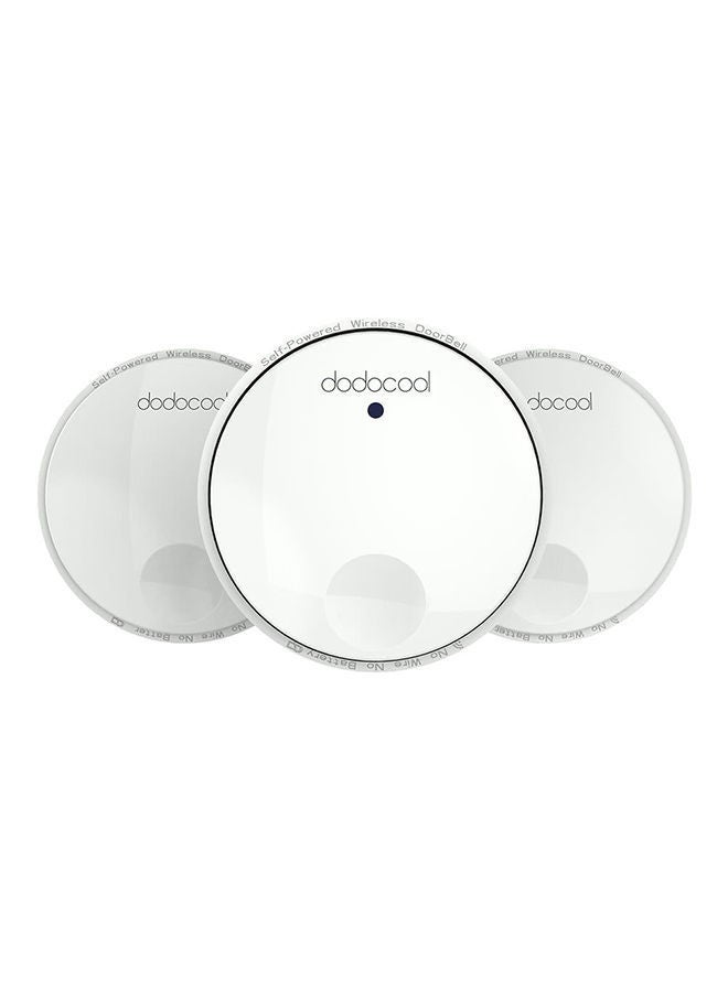 Self-Powered Wireless Doorbell Kit White 7.87x4.41x2.95inch - Image 2