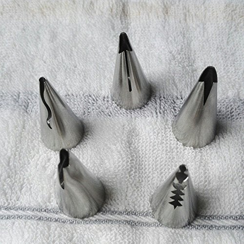 Imported 5pcs Russian Tulip Icing Piping Nozzles Cake Decoration Tips Cooking  - Image 4