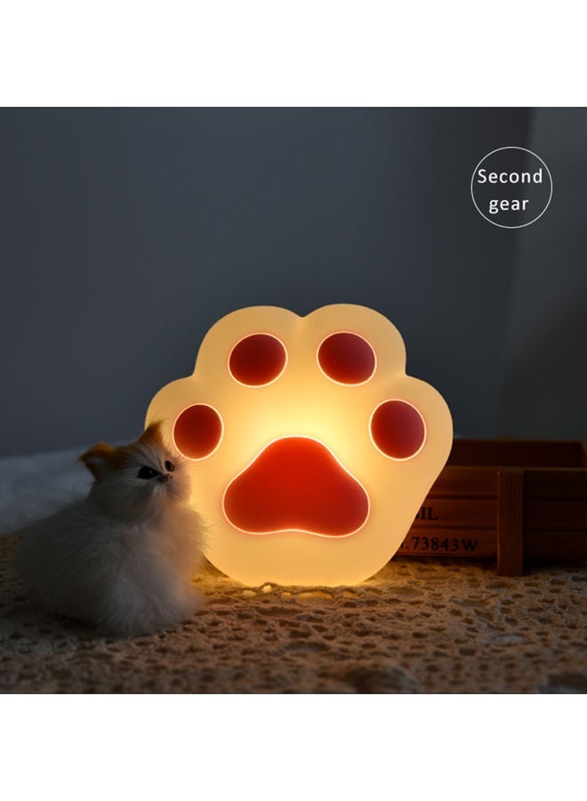 NIBEMINENT Cat Paw Style Magnetic Wall Lamp Decorative LED Night Light Pink/White - Image 5