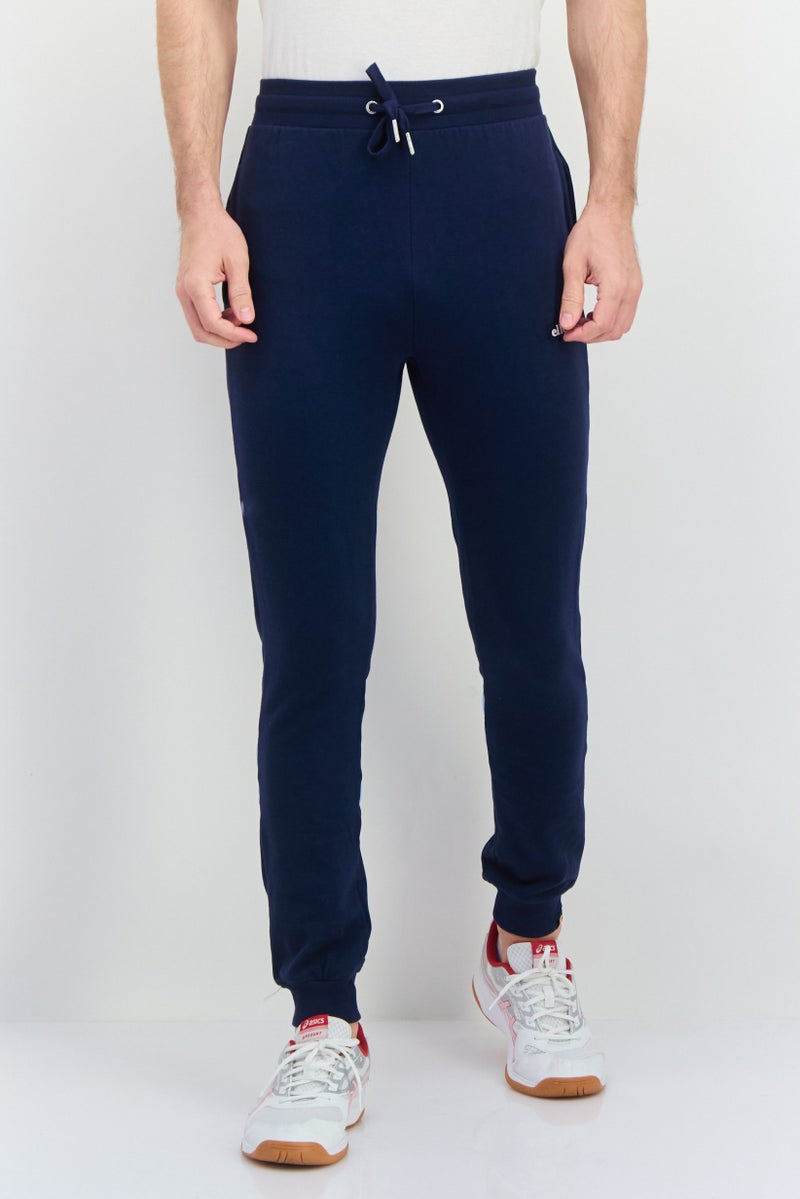 Ellesse Men Regular Fit Embroidered Logo Sweatpants, Navy - Image 1