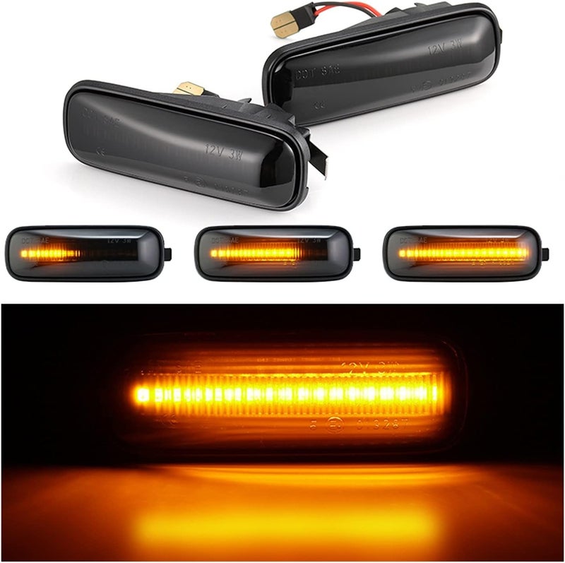 QASULER Dynamic Side Marker Turn Signal Lights for Civic - Image 4