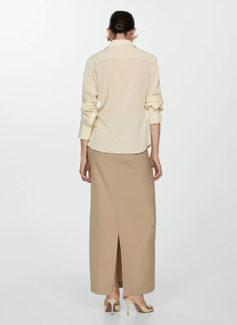 مانجو Long Pencil Skirt