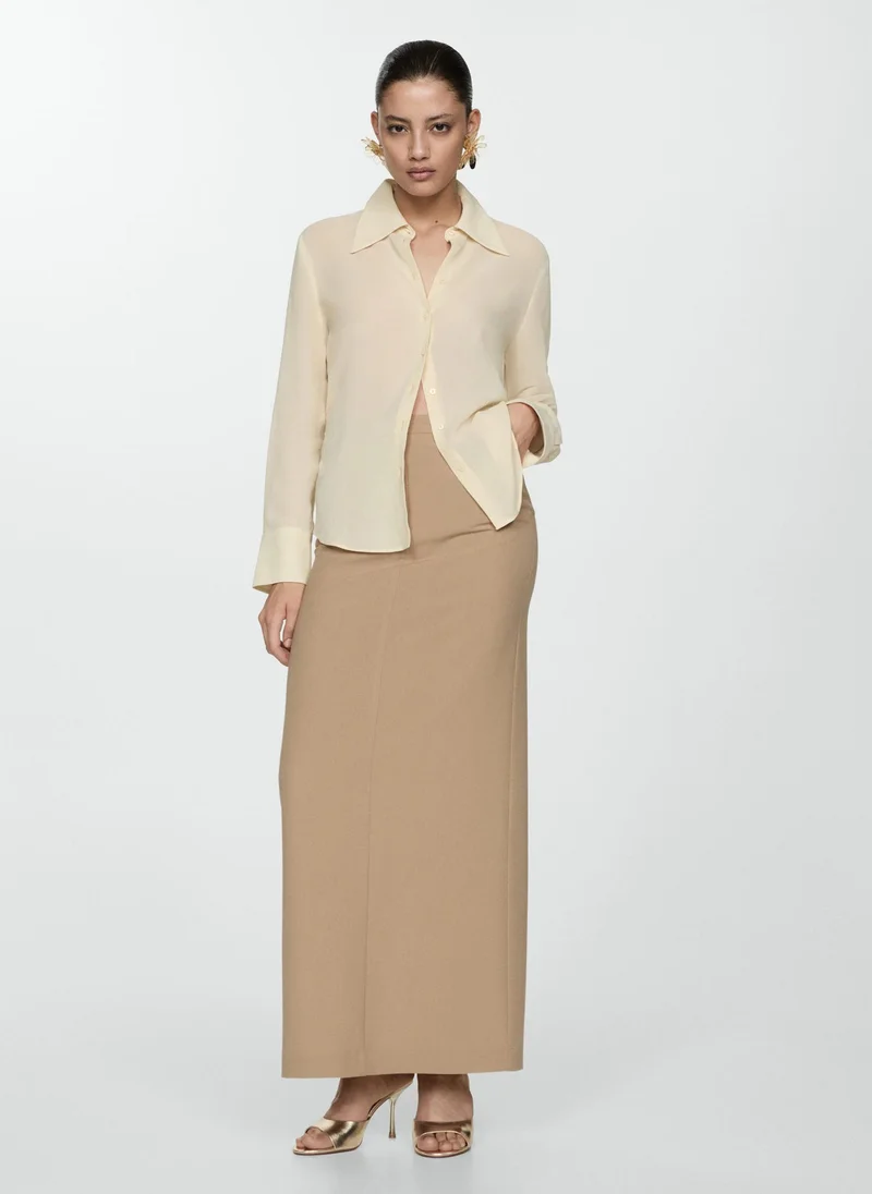 مانجو Long Pencil Skirt