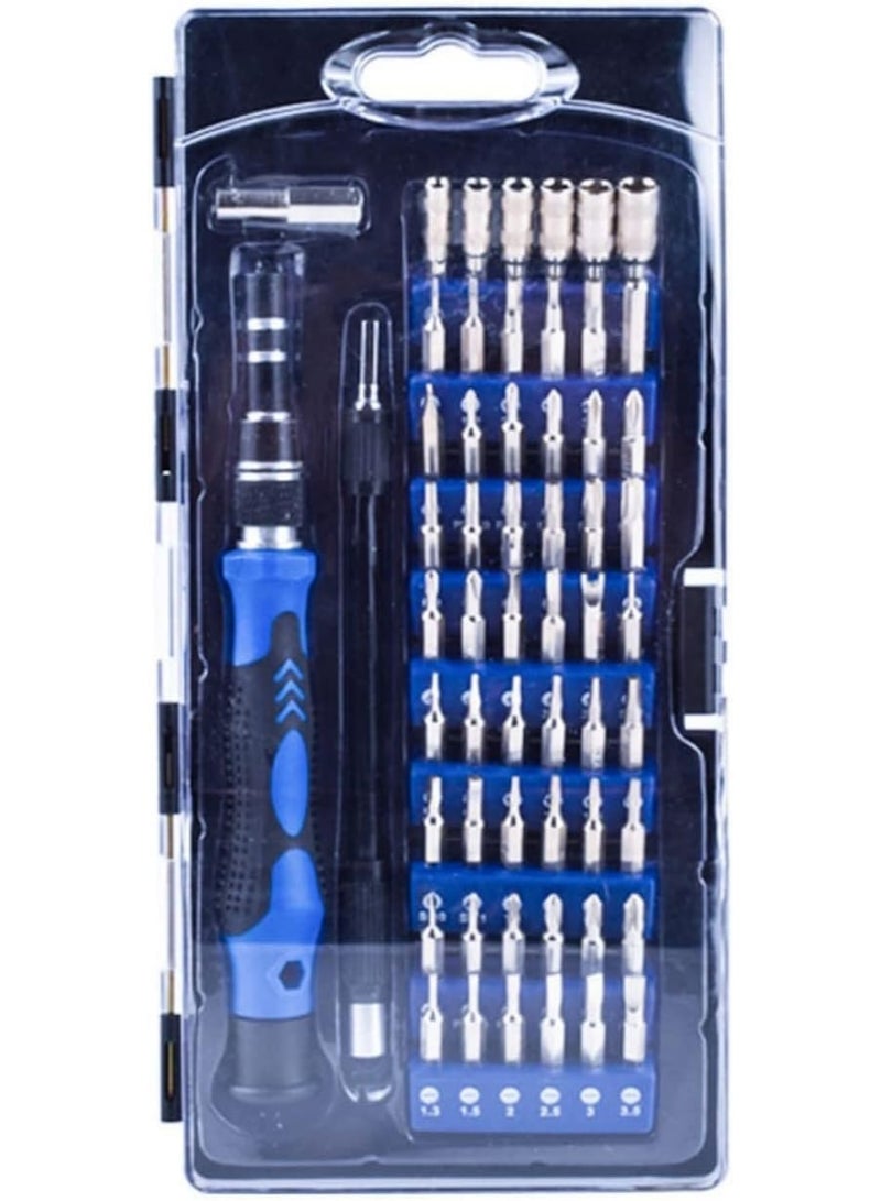 58 in 1 Precision Screwdriver Set - Professional Magnetic Repair Tool Kit with 54 Screwdriver Bits and Shockproof Storage Box, Perfect for Repairing Smartphones, Laptops, Watches, Glasses, Cameras - Image 1