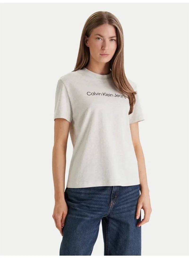 Calvin Klein Jeans Linear Logo Crew Neck T-Shirt