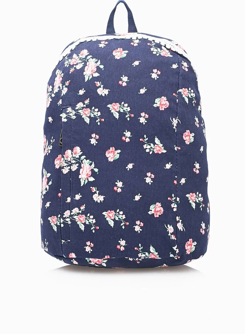 Ginger Floral Print Backpack