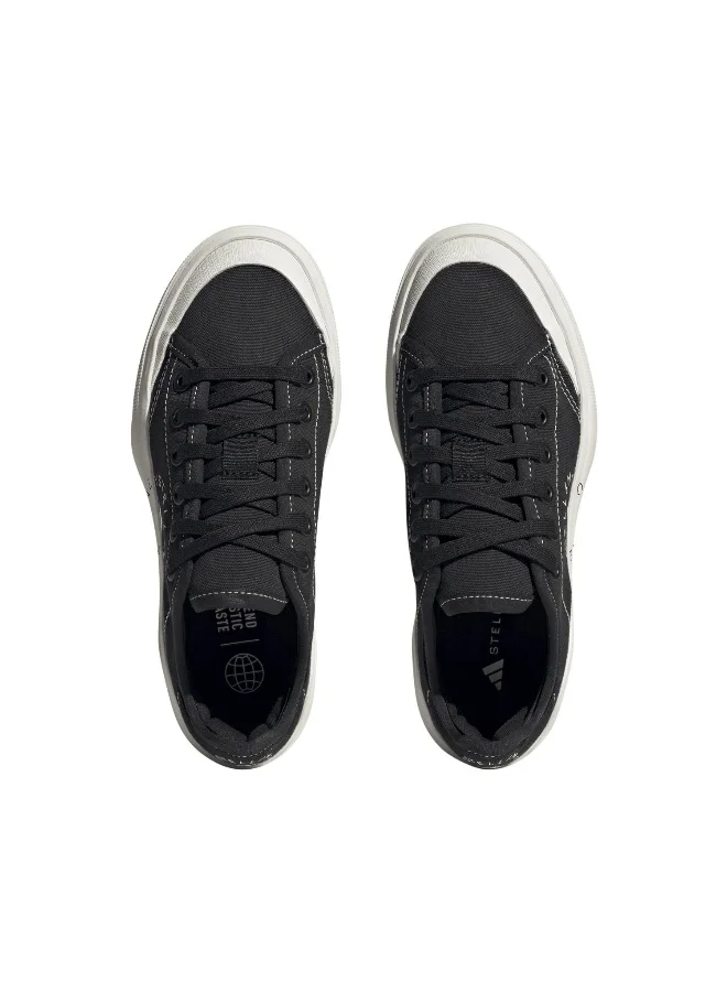 adidas أحذية تدريب قطنية سوداء ASMC Court للجنسين مقاس 3.5
