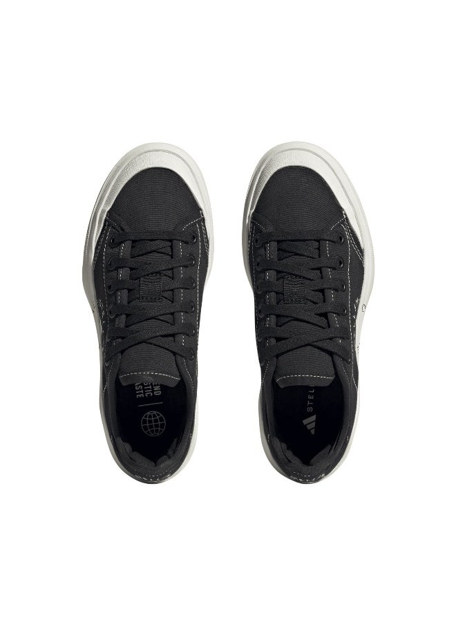 Adidas Adidas Asmc Court Cotton Black Training Shoes For Unisex 3.5  - Image 3