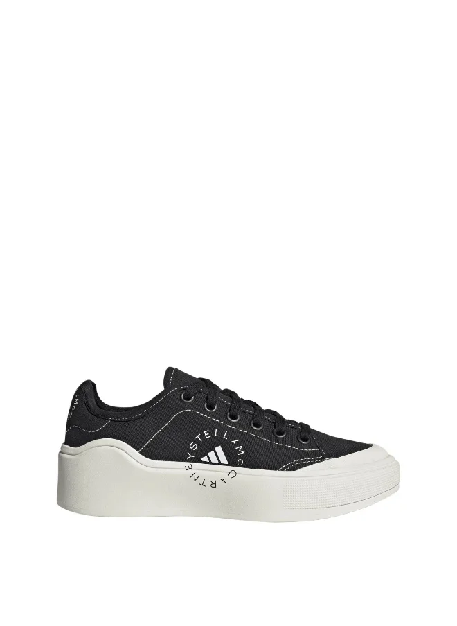 Adidas Adidas Asmc Court Cotton Black Training Shoes For Unisex 3.5