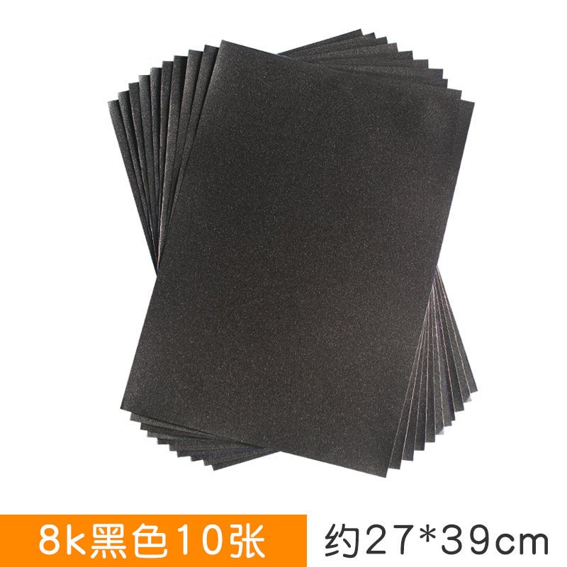 8K4K16K Colored Sand Paper Colored Sand Painting Paper Children'S Creative Art Graffiti Oil Painting Stick Crayon Painting Colored Paper - Image 1