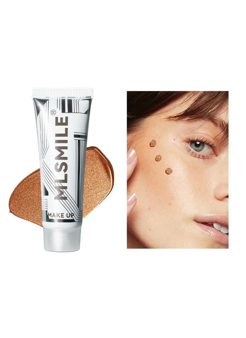 Melemando Liquid Bronzer 4 Color Natural Blendable Matte Cream Liquid Bronzer Silky Long Lasting Waterproof Creme Liquid Contour Makeup Color 01 