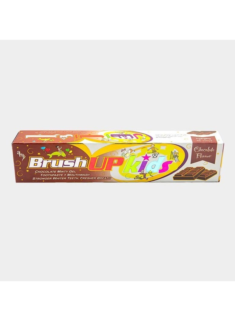 Brush Up Toothpaste for Kids – Chocolate Flavor – 70g - Image 2