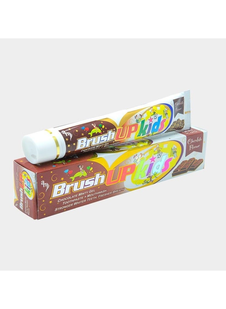 Brush Up Toothpaste for Kids – Chocolate Flavor – 70g - Image 1