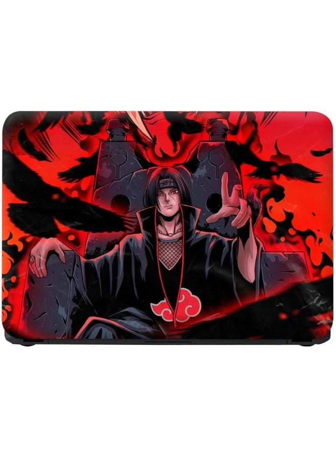 Emoda Home Trove Finearts Full Body Laptop Skin Upto 15.6 inch Sticker Compatible for Dell/HP/Lenovo/Acer/Sony All Laptop Size Upto 14 to 15.6 Inch - Itachi Kingdom - Image 4