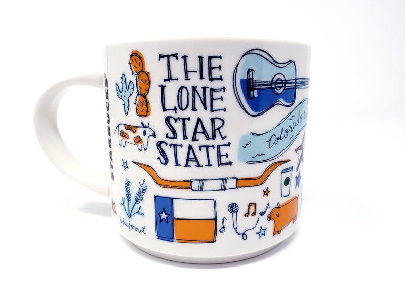 Starbucks Texas Coffee Mug, Been There Series Across The Globe Collection - Image 2