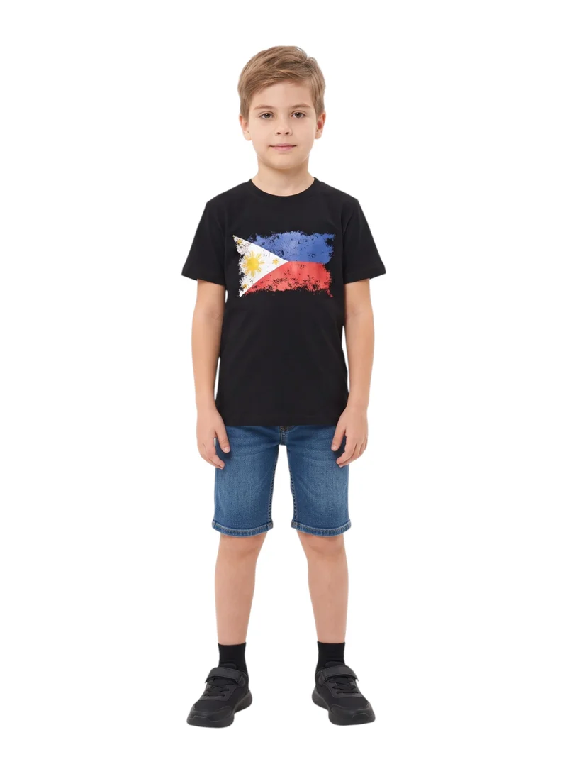 Kids Philippine Flag Graphic T-Shirt