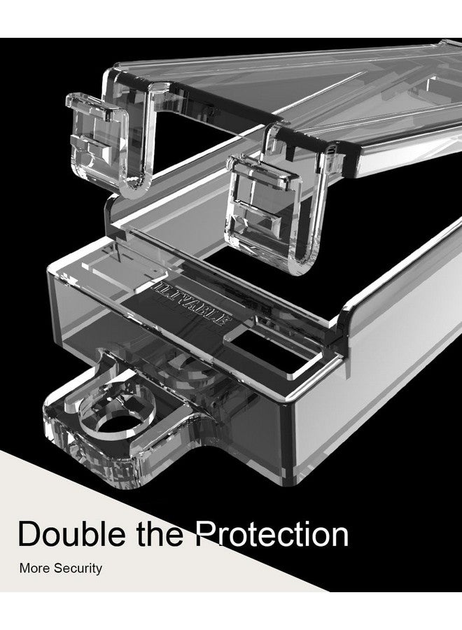 آي ليفابل واقي مفتاح الإضاءة، غطاء لوحة مفتاح هزاز مقاوم للأطفال من ILIVABLE يمنع الأطفال أو تشغيل/إيقاف تشغيل المفتاح عن طريق الخطأ مع السماح بالوصول (شفاف، عبوة من 4 قطع) - Image 3