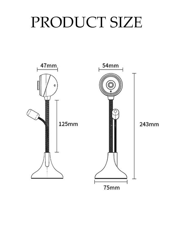 DUNISO 1080p Webcam with Microphone,Manual Focus,Plug and Play, External USB HD Computer Camera for Laptop computer and Desktop computer - Image 2