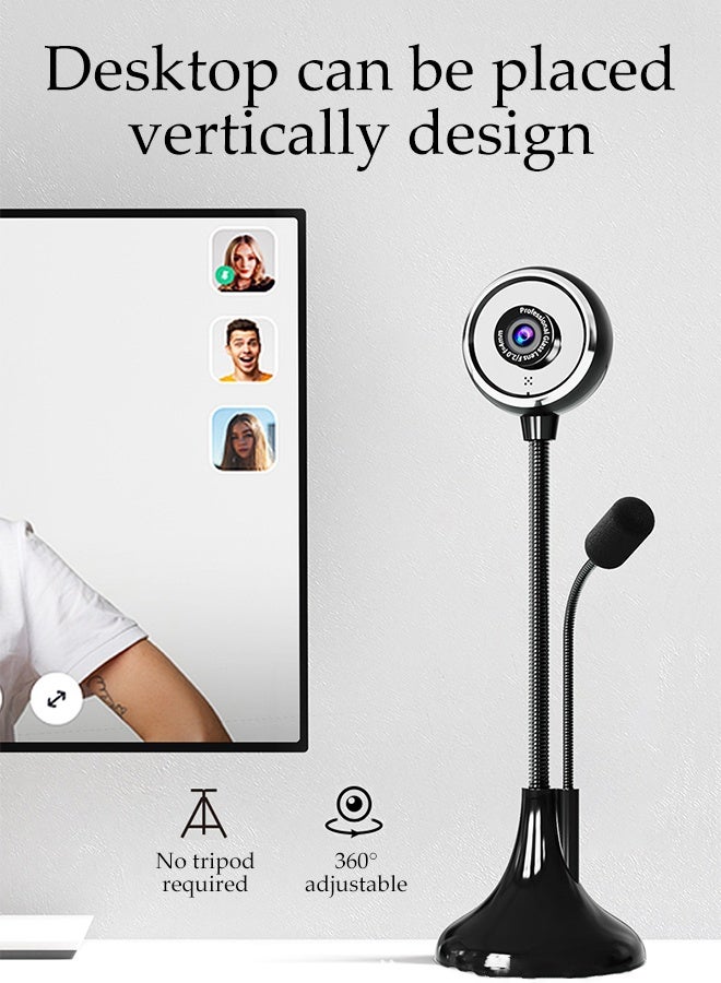 DUNISO 1080p Webcam with Microphone,Manual Focus,Plug and Play, External USB HD Computer Camera for Laptop computer and Desktop computer - Image 4