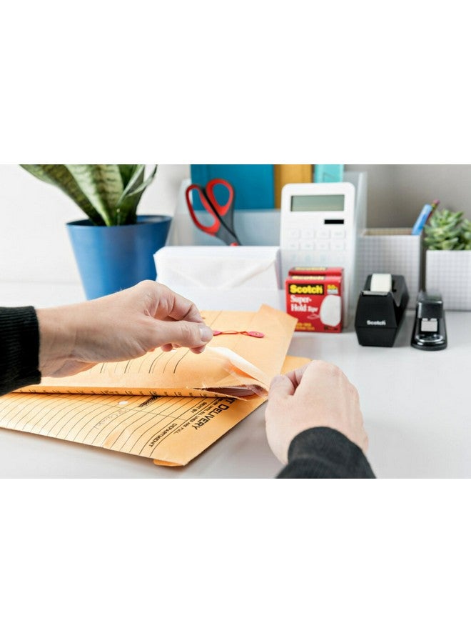 سكوتش عبوة توزيع شريط لاصق اقتصادية مع شريط سكوتش سوبر هولد، موزع أسود، 1 في القلب، 10 عبوات (700K10C18Blk) - Image 4