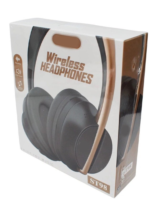 MIQIA Miqia Wireless Bluetooth Noise Cancelling Headphones Over Ear with Built-In Microphone for Clear Calls & Voice Control Black  - Image 5