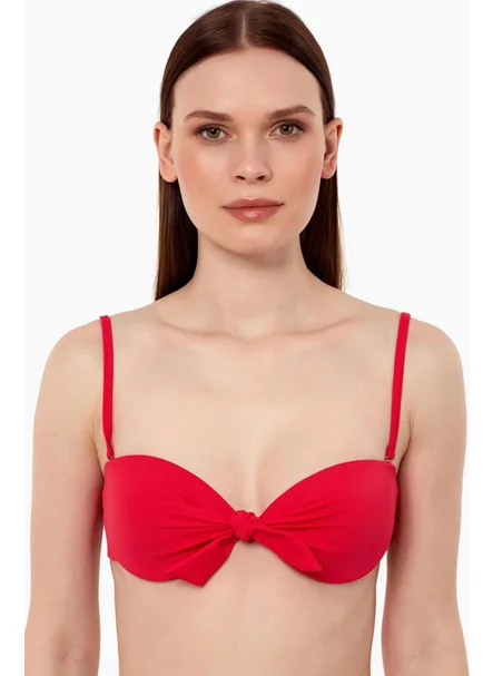Ayyıldız 63546 Red Strapless Bikini Top