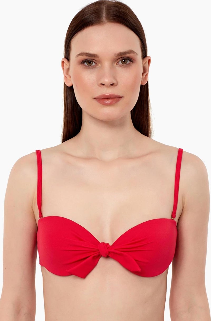 Ayyıldız 63546 Red Strapless Bikini Top  - Image 1
