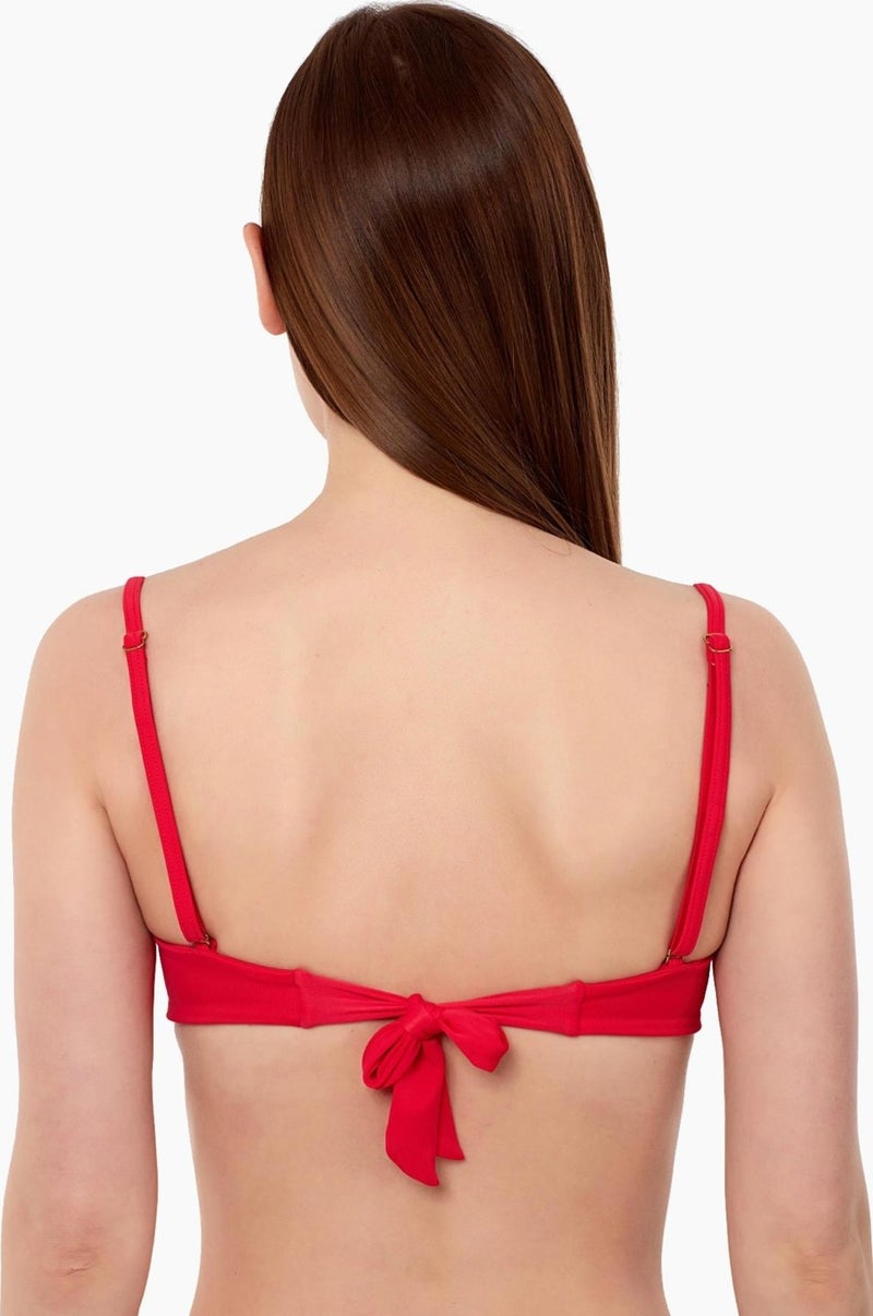 Ayyıldız 63546 Red Strapless Bikini Top  - Image 2