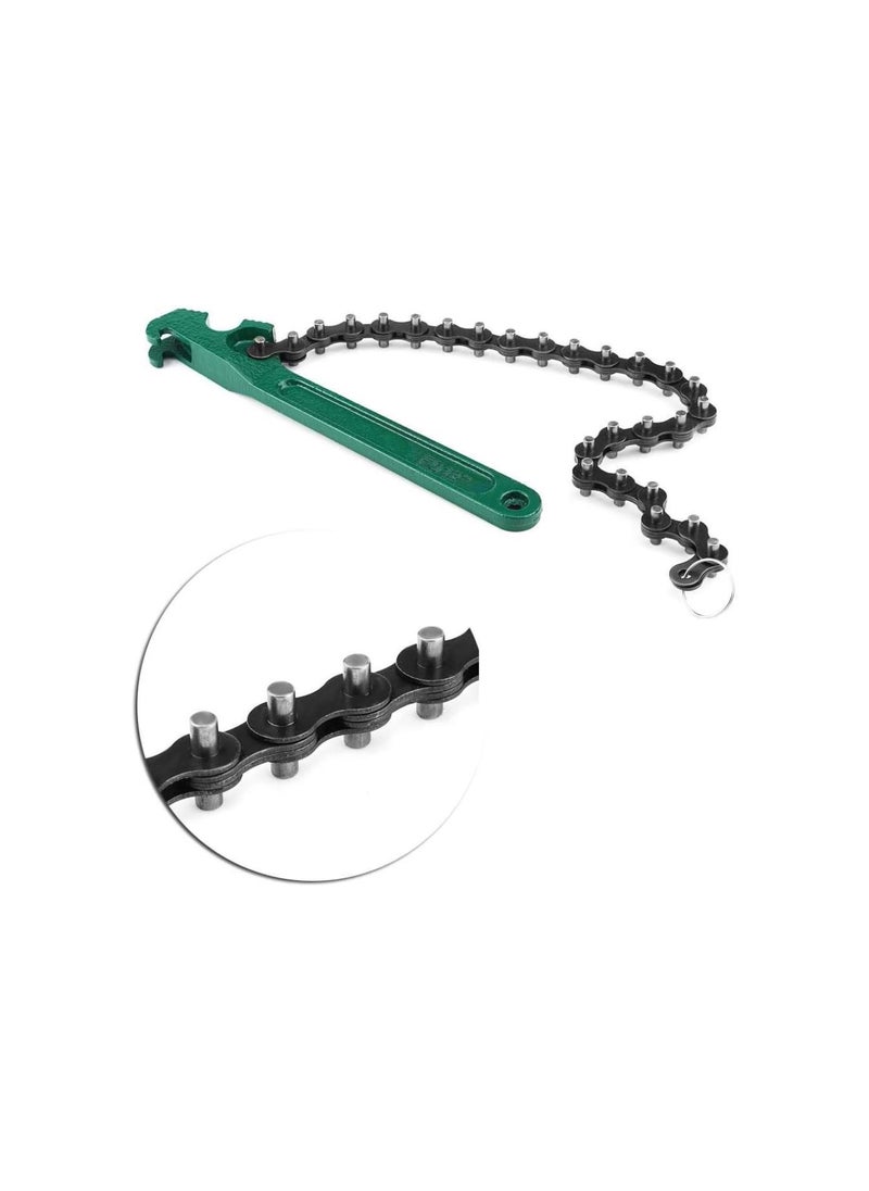 Generic - Car Chain Type Oil Fuel Filter Wrench Spanner Removal Tool(12 inch) - Image 1