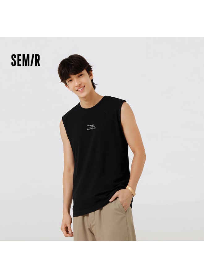 Semir Geography Series Collaboration Men's Summer Moisture-wicking Quick-dry Loose Knit Fashion Vest 101325102102 - Image 1
